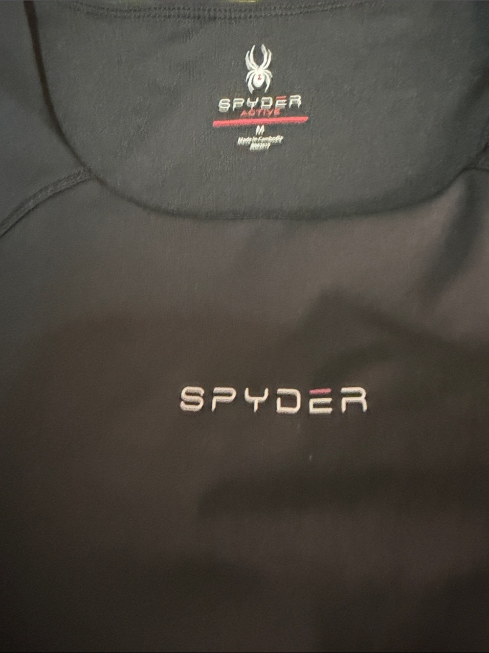Spyder Black Performance Racerback Tank - Picture 3 of 7